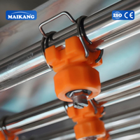 Zware-duty bakken-, kratten-, manden-, afvalbak-, kooi-, palletreinigingsapparatuur, -boxen, -afvalcontainers, -wasmachines