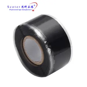 Scoter Self Bonding Miracle Rubber Wrap Tape Insulation High Temperature Resistance Hose Repair Silicone Self Fusing Tape