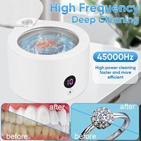 Nettoyeur Ultrasonique Professionnel 150ml 45kHz Haute Fréquence pour Appareils Dentaires, Gouttières, Prothèses, Bijoux, Montres et Lunettes – 4 Modes