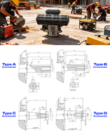 Motor de Gasolina de Dos Cilindros de 27 kW y 40 HP, Refrigerado por Aire Forzado, 999 cc, 2.4 L de Capacidad de Aceite, para Bombas de Riego Agrícola y Tractores