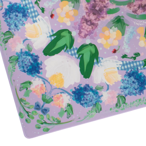 Tapis de jeu de Mahjong portable en cuir de luxe moderne, couleur lavande, 80x80 cm, expédié en rouleaux, idéal pour les fêtes de jardin et les jeux de poker - Product Image 1