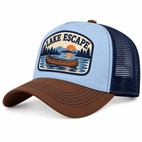 Casquettes de camionneur promotionnelles de marque, style motard, streetwear décontracté, qualité supérieure, en gros, OEM, certifiées CE et conformes REACH