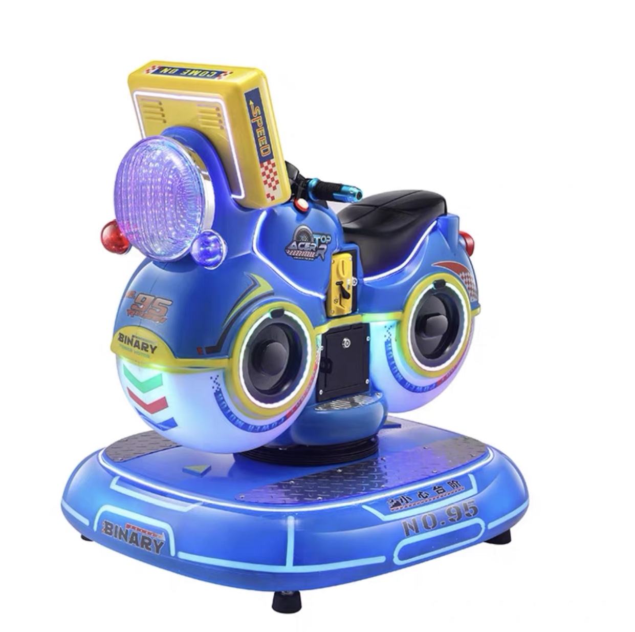 (3d interaction) blue / universal motorcycle