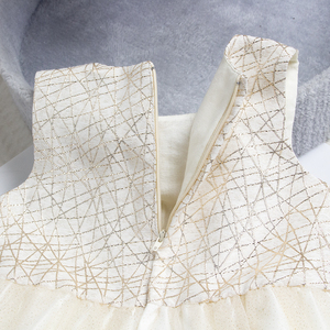 Vestido de Princesa Azul Otoñal de Manga Corta de Alta Calidad para Niñas - Product Image 4