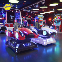 Blaze Racing VR Simulator Car Game Machine Interior Interactive MR Equipment Asiento de movimiento para centros comerciales Hecho de fibra de vidrio