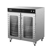 Machine de séchage automatique rotative de haute qualité en acier inoxydable à écran tactile pour aliments, fruits, légumes, viande et bœuf séché, avec moteur et engrenages
