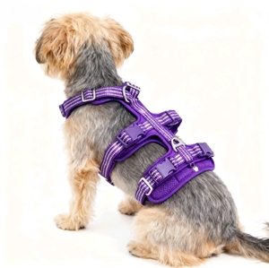 Arnés de perro de doble persiana personalizable, chaleco antiescape fuerte de cuerpo completo con tiras reflectantes para perros medianos y grandes - Product Image 5