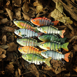 <span class=keywords><strong>Esca</strong></span> Articolata a 6 Segmenti 8cm 13g con Movimento S-Swimming, <span class=keywords><strong>Esca</strong></span> Realistica <span class=keywords><strong>per</strong></span> Pesca di Bass, Luccio e Lucioperca - Product Image 2