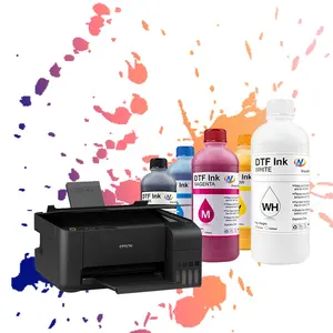 Norman Dtf Witte Printer Eco Solvent Inkt 1000Ml Voor I3200 Printer