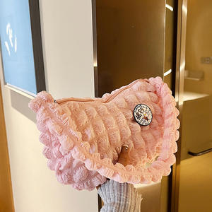 Sac de rangement mode plissé nuage sacs pour 2025 nouvelle niche <span class=keywords><strong>selle</strong></span> épaule haute qualité léger sac de rangement couleur unie - Product Image 4