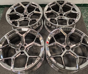 Rines de Aluminio Forjado Cromados de 17 18 19 20 21 22 Pulgadas, Rines de Aleación Personalizados para Autos de Carreras con Ajuste Multi-PCD 5x108/112/114.3/120/130 - Product Image 5