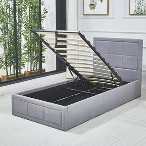 Mobili camera da <span class=keywords><strong>letto</strong></span> <span class=keywords><strong>singolo</strong></span> <span class=keywords><strong>letto</strong></span> di stoccaggio imbottito doppia dimensione Gas <span class=keywords><strong>90x200</strong></span> di sollevamento letti in tessuto per il commercio all'ingrosso - Product Image 1