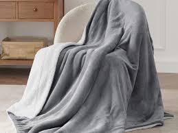 Màu xám Sherpa chăn ném chăn Vua Kích thước màu xám 220x240 cm - Product Image 2