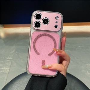 เคสใสกันกระแทก TPU PC สำหรับ iPhone 17 Pro พร้อมเลนส์กล้อง, เคสแม่เหล็กแบบกลิตเตอร์สำหรับ iPhone 17 Pro Max - Product Image 6