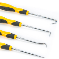 Kit d'outils de précision 17 pièces pour l'entretien automobile : embouts de tournevis et outils à crochet