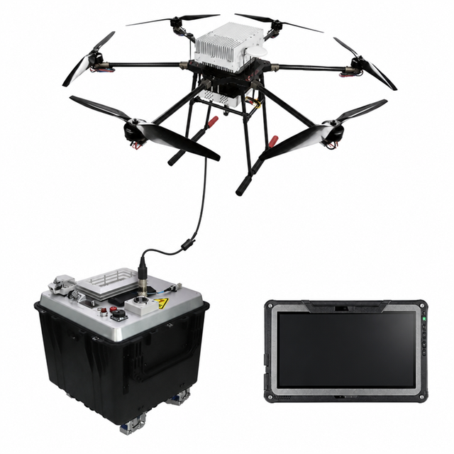 Emergency Communication Tethered UAV SkyCells-T 15kg Payload 200m Altitude Integrated Base Station Ready Solution