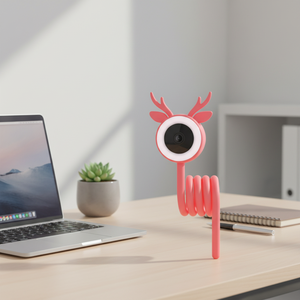 Caméra IP Tuya Wi-Fi HD 4MP sans fil, babyphone, vision nocturne, support flexible, berceuses, détection des pleurs, sirène intégrée - Product Image 5