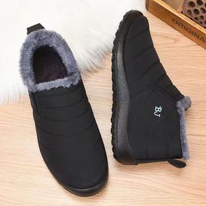 <span class=keywords><strong>Botas</strong></span> de algodón informales de invierno <span class=keywords><strong>para</strong></span> <span class=keywords><strong>hombre</strong></span>, zapatos de tela con aislamiento de felpa, suelas blandas y características de seguridad antideslizantes gruesas - Product Image 5