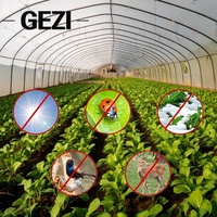 Filet de protection anti-insectes pour serre agricole, mailles 60, vert et bleu, pour légumes
