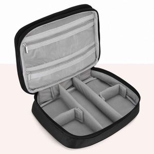 Étui de rangement pour bijoux de voyage compact et de grande capacité, fabriqué en usine BSCI, pour colliers, boucles d'oreilles, bagues, montres - Product Image 6
