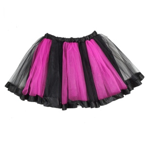 กระโปรงฟูฟ่องหลากสีสไตล์สดใสสำหรับปาร์ตี้เครื่องแต่งกายฮาโลวีนที่สะดุดตากระโปรงผ้าทูลสีตัดกันสำหรับแม่มด - Product Image 4