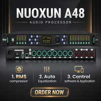 Procesador de Audio Profesional DSP A48 Nuoxun de 48Khz, 4 Entradas y 8 Salidas