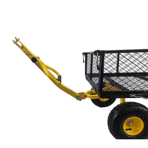 Robuster Garten-Transportwagen mit Abnehmbaren Seitenwänden und Luftreifen 180 °   Drehbarer Rutschfester Griff Garten-Kippwagen - Product Image 5