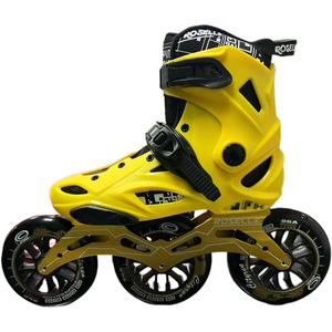 Patins à roulettes 3*125mm avec cadre en aluminium, vente en gros pour hommes, femmes, adultes, patinage slalom, roues YQ-RS18 de haute qualité - Product Image 3