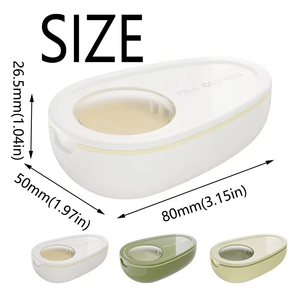 Creative Medicine Pill Splitter Avocado Shape 2 in 1 <b>Mini</b> Medicine <b>Box</b> Portable Durable Pill Container Organizer Drug Separation - Product Image 6