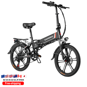 Bicicletta <span class=keywords><strong>Elettrica</strong></span> da Città <span class=keywords><strong>Pieghevole</strong></span> con Batteria al Litio Rimovibile, Motore Brushless da 250W a Mozzo Posteriore, 7 Velocità, Ruote da 20 Pollici, 48V, Disponibilità Immediata da Magazzino EU - Product Image 1