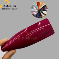 Película de Vinilo para Automóviles de 7.5mil TPU que Cambia de Color a Magenta Brillante, Autoregenerable, Antiarañazos, con Liberación de Burbujas, Marca Privada