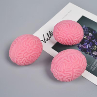 Jouet anti-stress et de décompression 2026 Halloween : Boules à presser amusantes en forme de cerveau (Brain Dumpling) pour soulager le stress et la tension