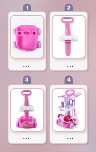 Jouet pour enfants semblant de nettoyage avec jouet aspirateur interactif amusant <span class=keywords><strong>Kit</strong></span> de fournitures de ménage pour les filles - Product Image 5