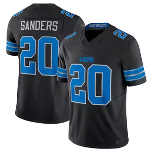Jersey de Fútbol Americano Personalizado 100% Bordado, Nombre y Número del Equipo Personalizados, Mangas Cortas Transpirables - Product Image 5