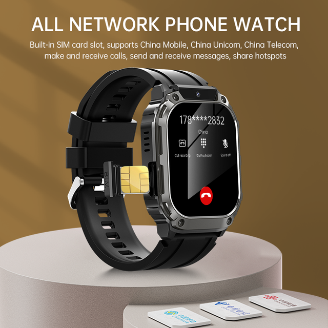 5G Full Netcom Q80 Smart Watch 2+16G Memory 1.95-inch HD Screen With GPS Camera WIFI Video Chat Wechat Outdoor Sports Smartwatch