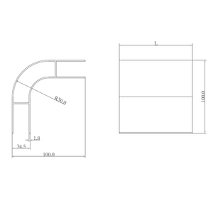 Profilé en aluminium extrudé sur mesure, fabrication directe d'usine, support de protection latérale pour camion - Product Image 6