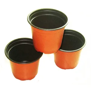 Pots de fleurs en plastique de 4 pouces pour plantes, pots de semis de pépinière, articles de fournisseur de jardin