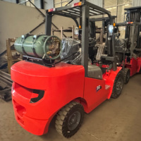 Nouveau chariot élévateur contrepoids Nissan K25 à essence/propane de 2,5 tonnes, Montacargas Carretillas GPL
