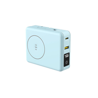 Batteries externes à chargement sans fil et à aspiration magnétique en gros – Pack de batteries pratique avec câble de charge PD65W 15000mAh