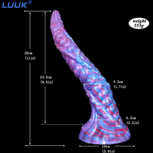 Jouet sexuel Cthulhu Alien, modèle de pénis haute résolution, en forme de tentacule de pieuvre et de barbe, pour <span class=keywords><strong>massage</strong></span> et masturbation féminine - Product Image 4