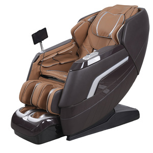 Massage Chair Full Body SL Rail 3D Robotic Arm Electric Massage Home Use Brown Black DJ001 - Product Image 2