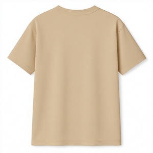 Camiseta de Algodón Tejido de Color Sólido para Hombre - Servicio Personalizado OEM ODM de Alta Calidad, Corte Holgado - Product Image 6