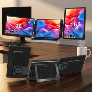 จอภาพพกพาแบบถอดได้ OEM ขนาด 16 นิ้ว ความละเอียด 1200P แบบสามจอ IPS USB C สำหรับต่อขยายหน้าจอแล็ปท็อป เหมาะสำหรับธุรกิจ โรงงาน ขายตรง - Product Image 1