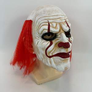 Máscara <span class=keywords><strong>de</strong></span> cara completa <span class=keywords><strong>de</strong></span> payaso <span class=keywords><strong>de</strong></span> terror Disfraz <span class=keywords><strong>de</strong></span> látex <span class=keywords><strong>de</strong></span> Halloween Scary Cosplay Prop Máscara espeluznante para hombres - Product Image 6