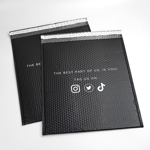 Bolsa de Correo de Burbujas Impermeable con Logotipo Personalizado, Embalaje para Cosméticos y Joyería, Bolsas de Envío Acolchadas Blancas con Autosellado - Product Image 6