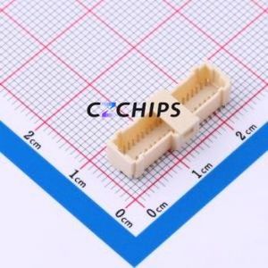 HDGC1008WV-S-2X20P Wire-to-Board Pin Header SMD,P=1mm Connector 2x20P 1mm Vertical Mount 40P - Product Image 1