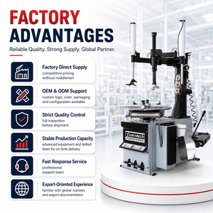 Démonte-pneus robuste C9573 à dossier inclinable avec bras d'assistance, brise-boudin 2800 kg, homologué CE pour garages de réparation automobile - Product Image 5