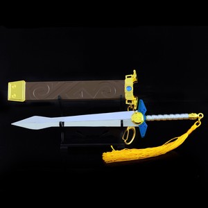Cadeau de vacances Legend of <span class=keywords><strong>Zelda</strong></span> Game Surrounding Link Drum Dragon Sword <span class=keywords><strong>Arme</strong></span> Modèle avec gaine 20cm <span class=keywords><strong>Arme</strong></span> tout métal - Product Image 5