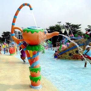 Fabbrica su misura in acciaio inox per interni eco-friendly acqua arcobaleno anello Spray Park per la piscina - Product Image 4