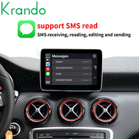 Krando sans fil CarPlay Android boîte de décodage automatique pour Mercedes Benz A CLA GLA Module caméra Interface miroir lien Siri contrôle